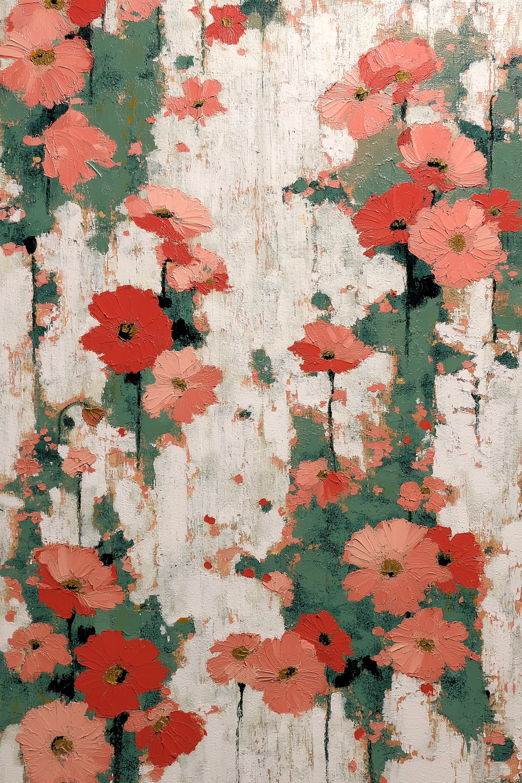 Vintage Floral Meadow Wall Art