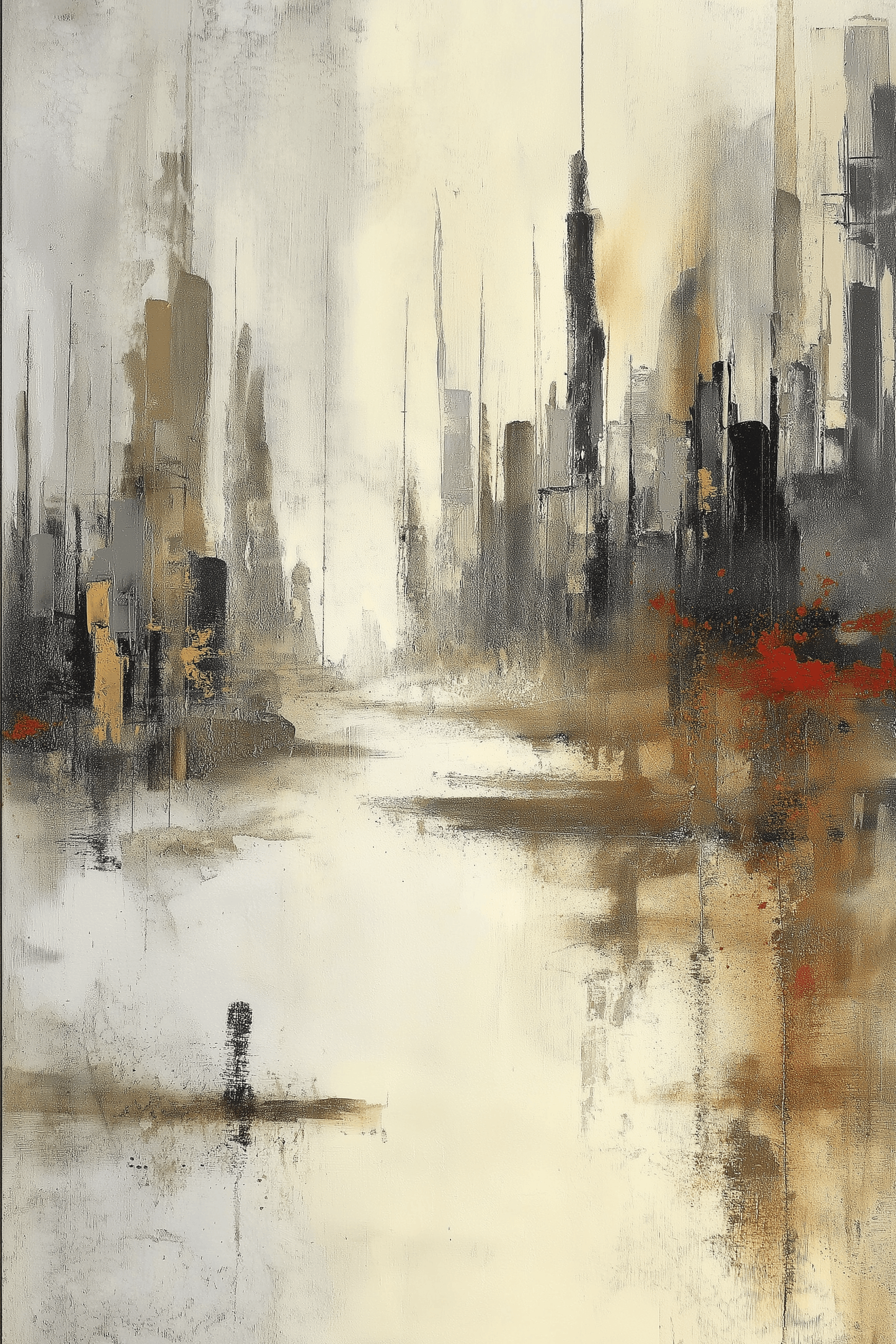 Abstract Reflextion Cityscape Neutral